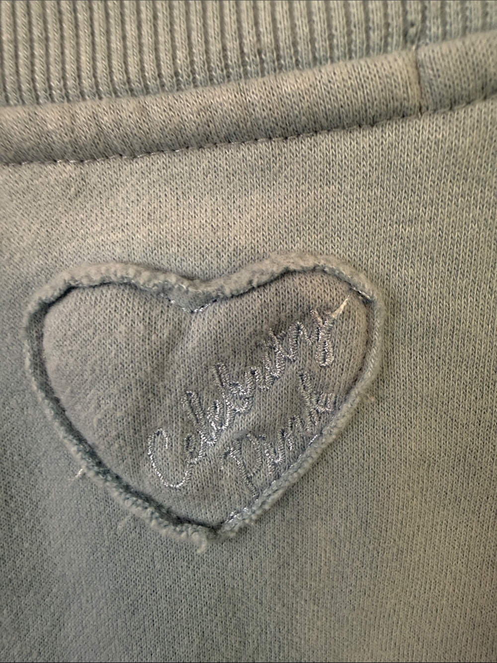 Oversized Washed Blue Crewneck Sweatshirt Soft Boxy Cozy Lounge M/L - Picture 2 of 10